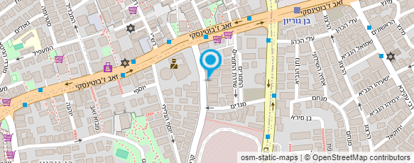 מפת הגעה אל אורסיני מפת הגעה אל אורסיני