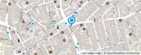 מפת הגעה אל מרכז הפרי והירק