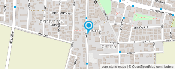 מפת הגעה אל בלום דויד