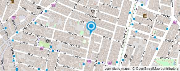 מפת הגעה אל קופישופ אינדקס בתי-הקפה בישראל