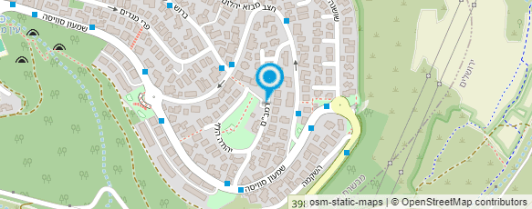 מפת הגעה אל גן עופרים - נחמה פדה