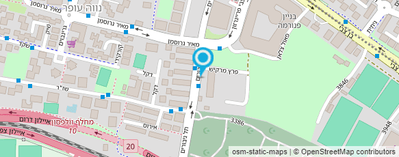 מפת הגעה אל אבן מרכז העיצוב