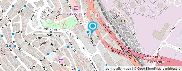 מפת הגעה אל מסעדה רומנית-קפה גלידה "יונק"