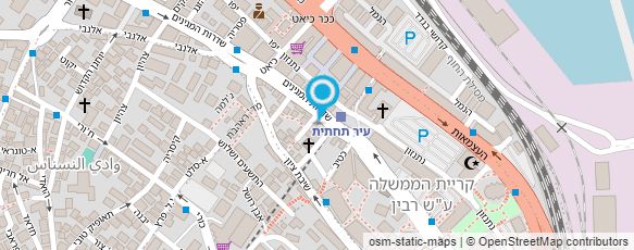 מפת הגעה אל הכנסיה המרונית