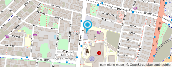 מפת הגעה אל מקדונלד'ס