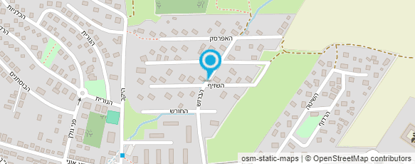 מפת הגעה אל בקתה בחווה - חוות הגליל