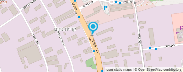 מפת הגעה אל מוסך דר מכונאות ופחחות