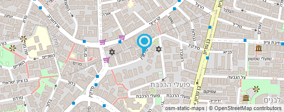 מפת הגעה אל ארוחות אהבה בטבע