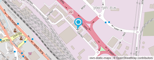 מפת הגעה אל מוסך גי.טי.אי