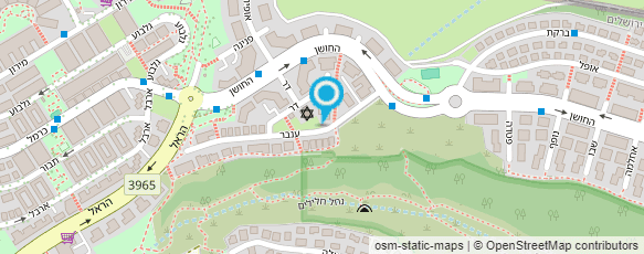 מפת הגעה אל מעון נעמ"ת