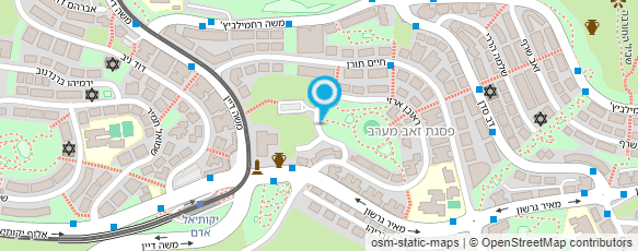 מפת הגעה אל מעון נעמ"ת - פסגת זאב מזרח