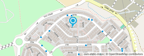 מפת הגעה אל חגית לרדו