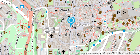 מפת הגעה אל או.סי. ברובע היהודי מפת הגעה אל או.סי. ברובע היהודי