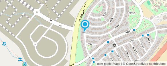 מפת הגעה אל מוניות עמוס