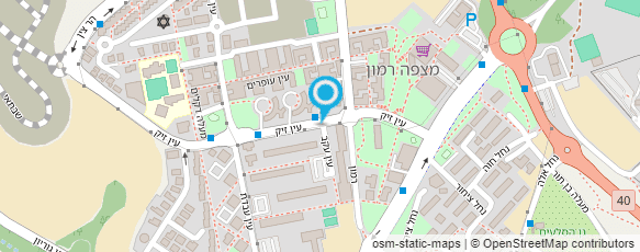 מפת הגעה אל אכסניה מדרשת מצפה רמון