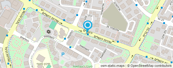 מפת הגעה אל עו"ד יוסי צרפתי