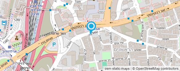 מפת הגעה אל האגודה התאוסופית בישראל