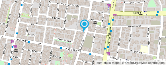 מפת הגעה אל פרופ' בידר דוד