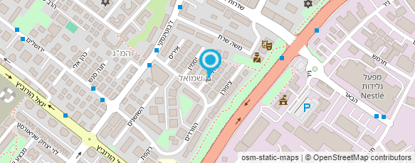 מפת הגעה אל וקנין טלי - מאפרת מקצועית