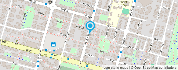 מפת הגעה אל optimazia  ייעוץ פנסיוני