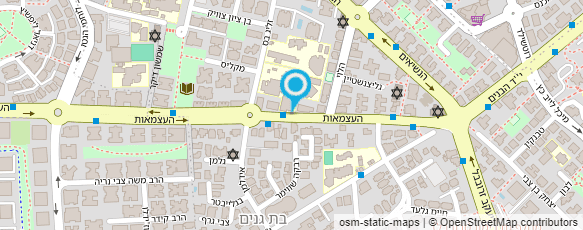 מפת הגעה אל ד"ר רונן יהודית