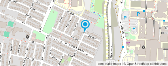 מפת הגעה אל אופיר יעל - מטפלת התפתחותית