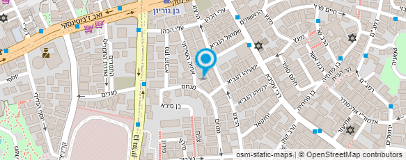 מפת הגעה אל בולדוג טוסט נקניק