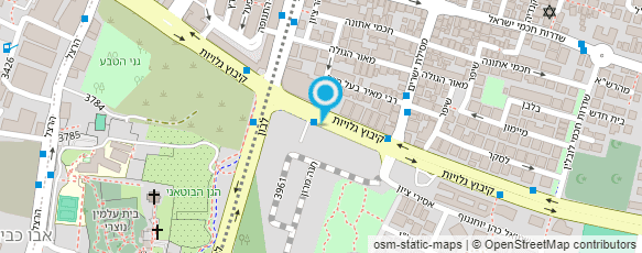 מפת הגעה אל גדנ"ע תל- אביב