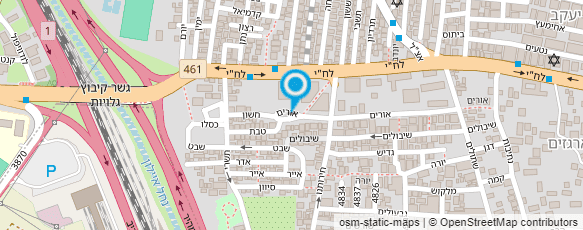 מפת הגעה אל נוער העבודה