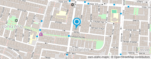 מפת הגעה אל מעונות מכבי תל-השומר