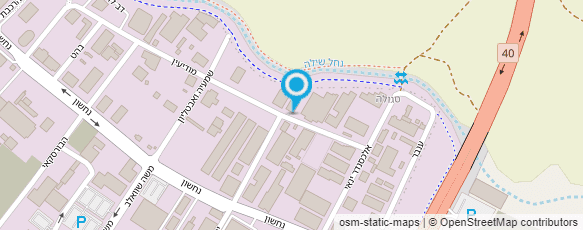 מפת הגעה אל כץ נגרים - א.י.כ תעשיות רהיטים בע"מ