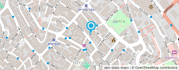 מפת הגעה אל עו"ד הרפז ישראל