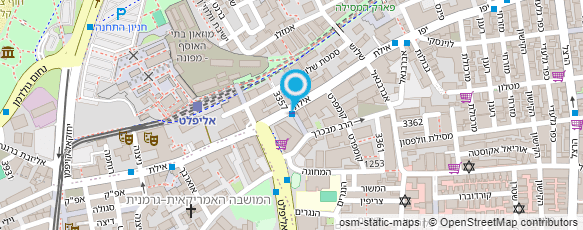 מפת הגעה אל מסגרית משה - משה