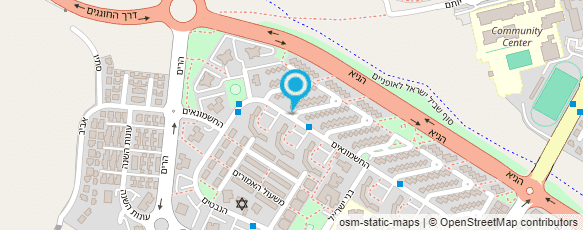 מפת הגעה אל עמית בי"ס לשחייה