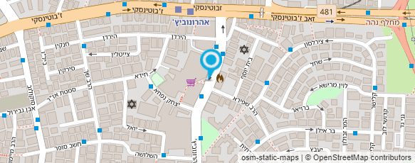 מפת הגעה אל אופטיקה הלפרין - המשרדים מפת הגעה אל אופטיקה הלפרין - המשרדים