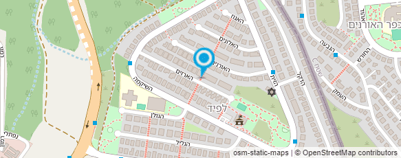 מפת הגעה אל אלוני רינת רפלקסולוגית בכירה