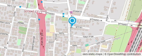 מפת הגעה אל אופיר שערים ואחזקות