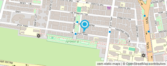 מפת הגעה אל אורית זיידמן - הגלריה.