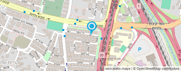 מפת הגעה אל בקשי מרי - מאפרת מקצועית