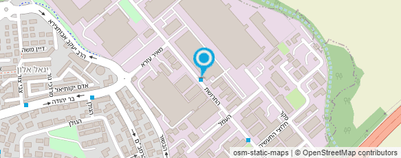 מפת הגעה אל אלעד אלומיניום