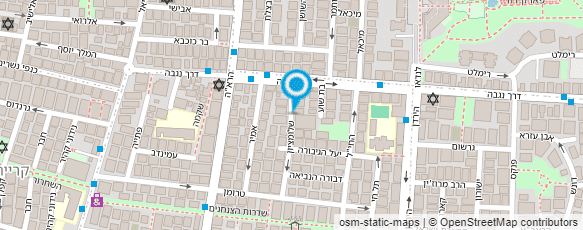 מפת הגעה אל יריב טגנסקי - תרפיה במוסיקה