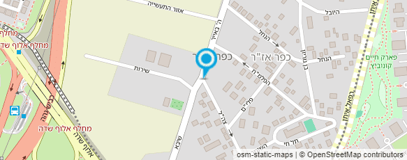 מפת הגעה אל חוות הדגים בכפר אז"ר