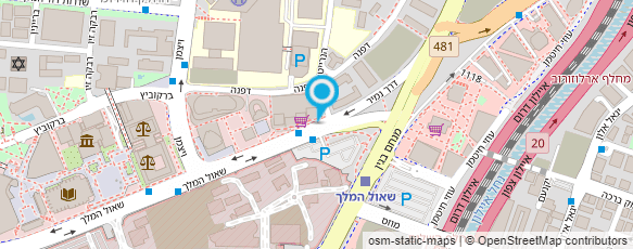 מפת הגעה אל עו"ד אשר דוד