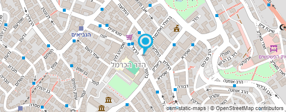 מפת הגעה אל קופת כרטיסים חיפה בע"מ