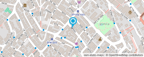 מפת הגעה אל מוניות עמל