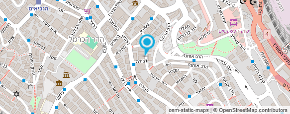 מפת הגעה אל קרן ביטוח ופנסיה לפועלים חקלאיים