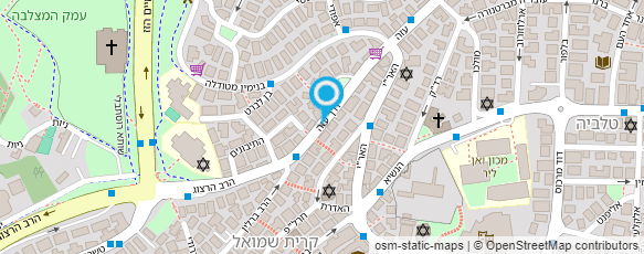 מפת הגעה אל אהבת ירושלים - רפי כפיר