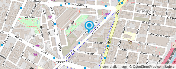 מפת הגעה אל עו"ד זץ נטלי