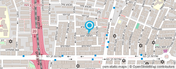 מפת הגעה אל דוד שלום אינסטלטור