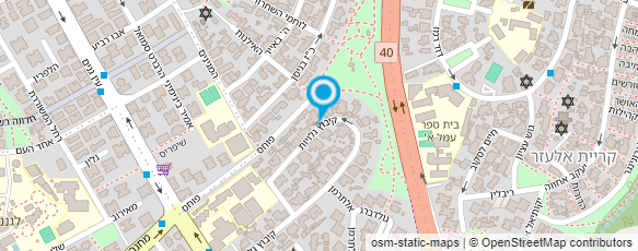 מפת הגעה אל א.א.א. יהודה ירון - שמאות